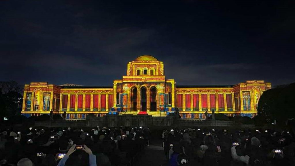 去年の1minute Projection Mapping Competition/TOKYO LIGHTSの様子